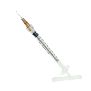 Seringa retractabila, cu sistem de siguranta anti intepaturi, 1 ml