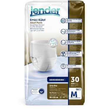 Chilot incontinenta, adulti, pachet 30 bucati, marimea M
