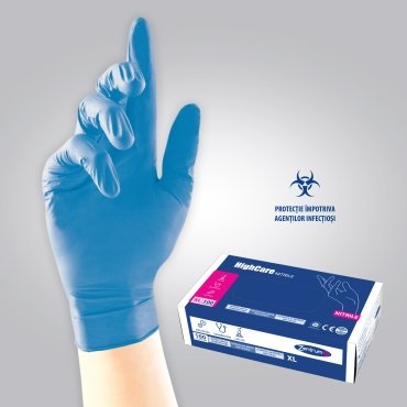 Manusi examinare nepudrate, din nitril