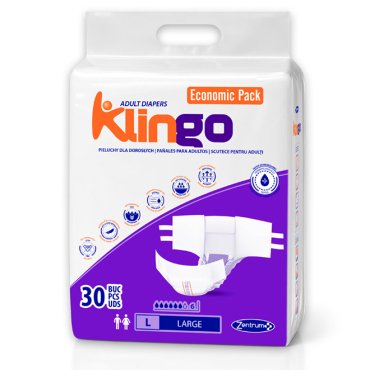 Scutece adulti KlinGo, 30 bucati, marimea L