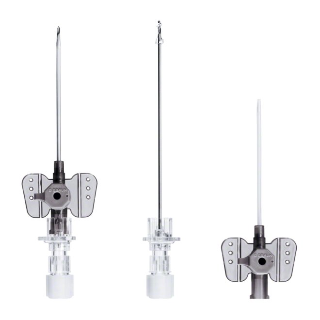 Cateter periferic cu protecție împotriva înțepării – VASOFIX SAFETY PUR G16, 1.70 x 50 mm, 50 bucăți